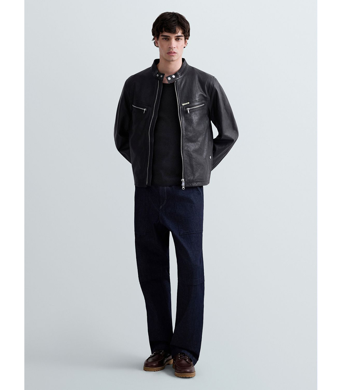 リブニットタンクトップ 詳細画像 ブラック 2